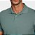 Camisa Polo Aramis Piquet Basic Ve25 Verde Agua Masculino - Imagem 4