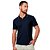 Camisa Polo Regular Dudalina Ve25 Azul Masculino - Imagem 1