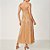 Vestido Colcci Plissado Ve25 Dourado e Bege Feminino - Imagem 2