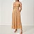 Vestido Colcci Plissado Ve25 Dourado e Bege Feminino - Imagem 1