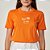 Camiseta Colcci Comfort Ve25 Laranja Salmona Feminino - Imagem 1