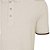 Camisa Polo Individual Linho Slim In24 Bege Claro Masculino - Imagem 3