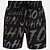 Short John John Full Blured Ve25 Preto Masculino - Imagem 1
