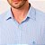 Camisa Dudalina Slim Fio Tinto Vichy Azul Masculino - Imagem 3