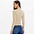 Blusa Lança Perfume Manga Longa Lurex Ou25 Bege Feminino - Imagem 2