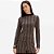 Blusa Lança Perfume Signature Gola Alta Ou25 Marrom Feminino - Imagem 1