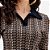 Blusa Lança Perfume Polo Signature Ou25 Marrom Feminino - Imagem 3