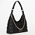 Bolsa Shoulder Lança Perfume Matelasse Ou25 Preto Feminino - Imagem 3