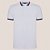 Camisa Polo Dudalina Frisos Binados Ou25 Branco Masculino - Imagem 1