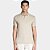 Camisa Polo Aramis Classic Friso Ou25 Bege Masculino - Imagem 1