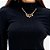 Blusa Canelada Lança Perfume Gola Alta Ou25 Preto Feminino - Imagem 4