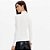 Blusa Canelada Lança Perfume Gola Ou25 Off White Feminino - Imagem 2