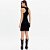 Vestido Canelado Lança Perfume Nadador Ou25 Preto Feminino - Imagem 2