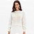 Blusa Tricot Lança Perfume Manga Ou25 Off White Feminino - Imagem 1