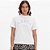 Camiseta Lança Perfume Aplicação Ou25 Off White Feminino - Imagem 1