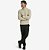 Moletom The North Face Fleece Glacier Zip Bege Masculino - Imagem 3