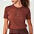 Camiseta Colcci Iconic Ou25 Marrom Feminino - Imagem 1