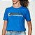 Camiseta Colcci Speeding Ou25 Azul Feminino - Imagem 1