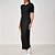 Vestido Midi Colcci Canelado Ou25 Preto Feminino - Imagem 1