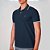 Camisa Polo Colcci 2 Listras Ou25 Azul Sideral Masculino - Imagem 1