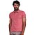 Camisa Polo Colcci 2 Listras Ou25 Vermelho Masculino - Imagem 1
