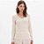 Blusa Easy Lança Perfume Decote V Ou25 Bege Feminino - Imagem 1