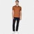 Camisa Polo Aramis Classic Friso In25 Marrom Masculino - Imagem 4