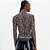 Blusa Lança Perfume Onça Gola Alta Ou25 Bege Feminino - Imagem 2