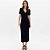Vestido Super Midi Easy Lança Perfume Ou25 Preto Feminino - Imagem 1