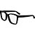 Armação Calvin Klein CK25516 001 Preto Feminino - Imagem 1
