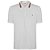 Camisa Polo Individual Maquinetada Ou25 Off White Masculino - Imagem 1