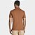Camisa Polo Aramis Piquet Zip In25 Marrom Masculino - Imagem 2