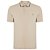 Camisa Polo Individual Piquet Listra Ou25 Bege Masculino - Imagem 1