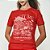 Camiseta Colcci Nature Ou25 Vermelho Feminino - Imagem 1