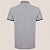 Camisa Polo Dudalina Jacquard Tricolor Ou25 Cinza Masculino - Imagem 2
