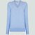 Suéter Tricot Dudalina Basic Ou25 Azul Feminino - Imagem 1