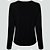 Suéter Tricot Dudalina Basic Ou25 Preto Feminino - Imagem 2