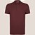 Camisa Polo Dudalina Jacquard Ou25 Bordô Masculino - Imagem 1