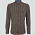 Camisa Dudalina Milano Xadrez Ou25 Bege Masculino - Imagem 1