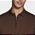 Camisa Polo Aramis Piquet Zip Ou25 Marrom Masculino - Imagem 3