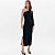 Vestido Super Mid Easy Lança Perfume Ou25 Preto Feminino - Imagem 1