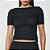 Blusa Colcci Back Slim Ou25 Preto Feminino - Imagem 1