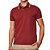 Camisa Polo Colcci 2 Listras Ou25 Laranja Masculino - Imagem 1