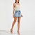 Saia Jeans Forum Basic Ou25 Azul Feminino - Imagem 3