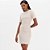 Vestido Curto Easy Lança Perfume Sleeve Ou25 Bege Feminino - Imagem 3
