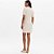 Vestido Curto Easy Lança Perfume Sleeve Ou25 Bege Feminino - Imagem 2