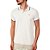 Camisa Polo Colcci 3 Listras Ou25 Off White Masculino - Imagem 1