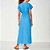 Vestido Midi Colcci Amarração Ou25 Azul Feminino - Imagem 2