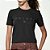 Camiseta Colcci Letter Ou25 Preto Feminino - Imagem 1