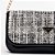 Bolsa Crossbody Lança Perfume Tweed Ou25 Preto Feminino - Imagem 4